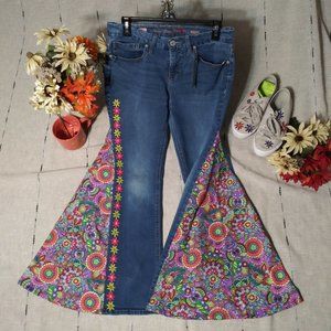 1330 Jeaniemade Size 12P Faded Glory Bell-Bottoms